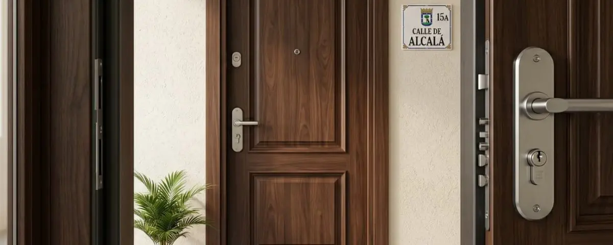 cambiar bombin puerta blindada