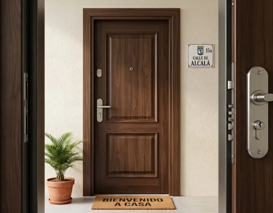 cambiar bombin puerta blindada